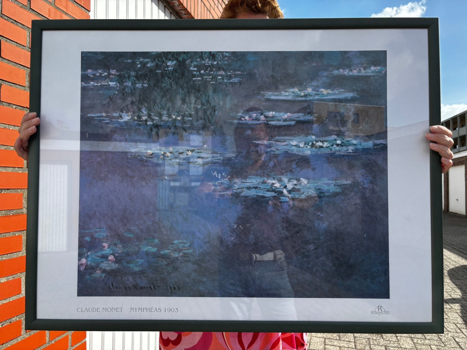 Poster Claude Monet in kader, Enlèvement, Utilisé, Suspension murale
