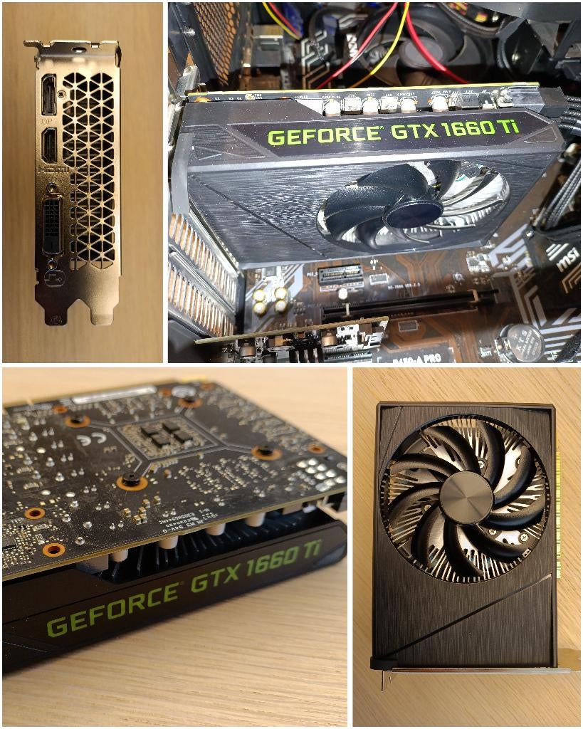 GTX 1660Ti 6GB | Perfect werkend | Test mogelijk, PCI-Express 3, Comme neuf, GDDR5, Enlèvement