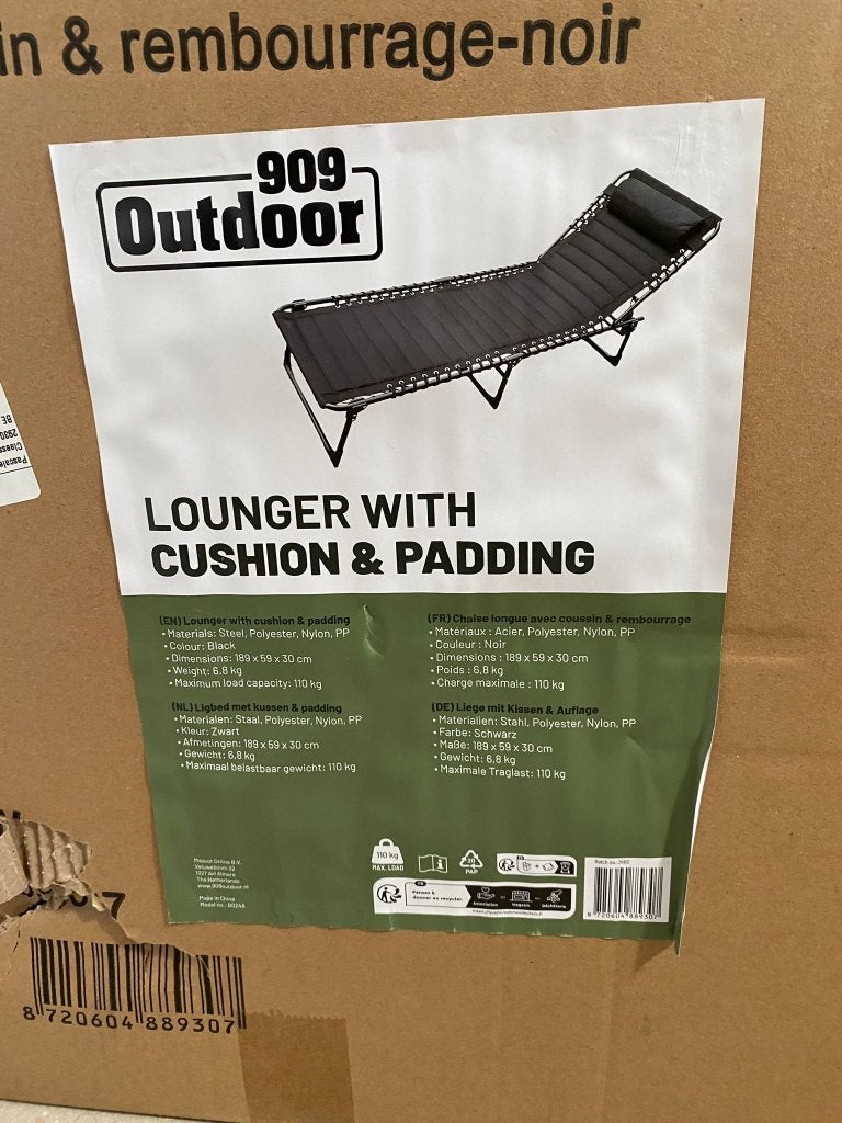 Ligstoelen, Tuin en Terras, Ligbedden, Ophalen, Nieuw, Overige materialen, Inklapbaar