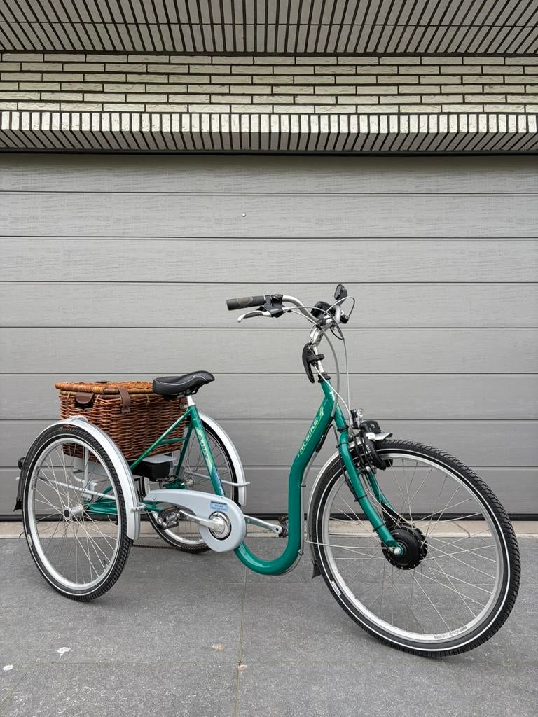 Tri-Bike Classic elektrische driewieler in nieuwstaat, Ophalen of Verzenden, Zo goed als nieuw, Elektrische rolstoel