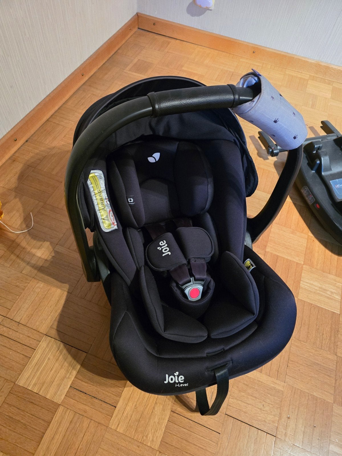 draagbare autostoel joie i-level + isofix base, Enfants & Bébés, Enlèvement, Utilisé, Isofix, Dossier réglable
