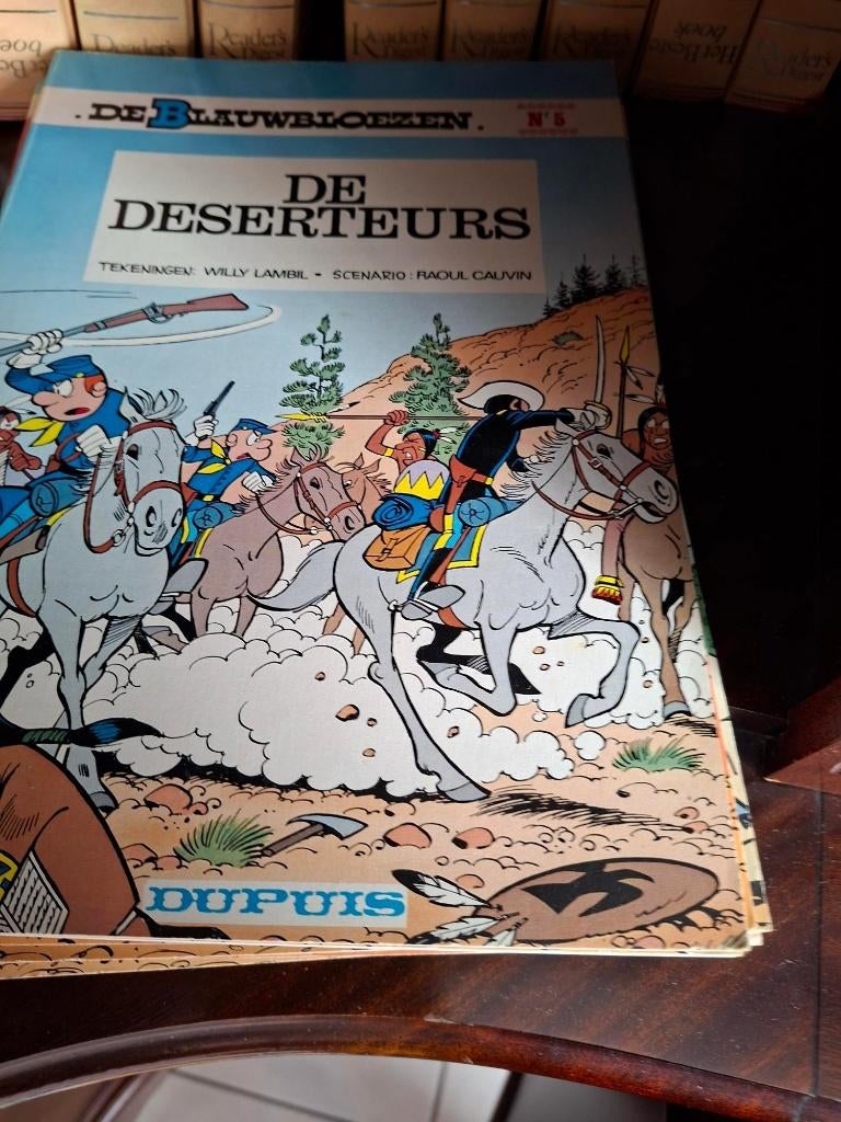 Strips ' de blauwbloezen', Meerdere stripboeken, Ophalen, Gelezen