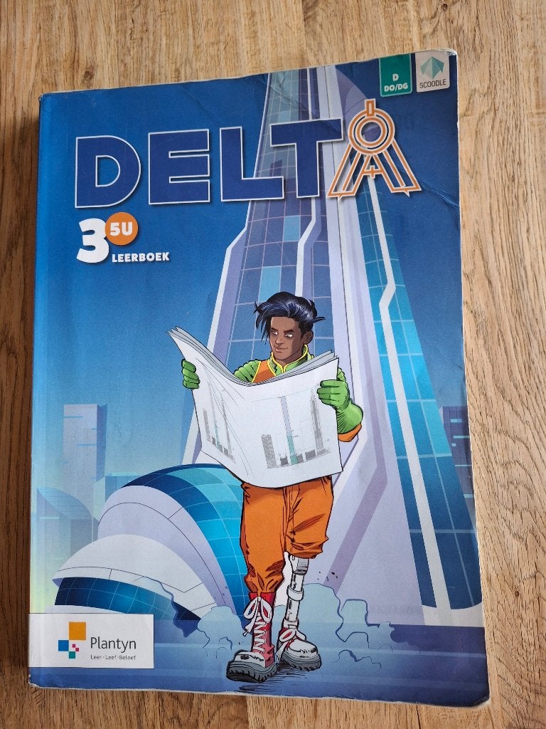 Schoolboek Wiskunde - Delta 3 5u leerboek, Plantyn, Enlèvement, Utilisé, Secondaire