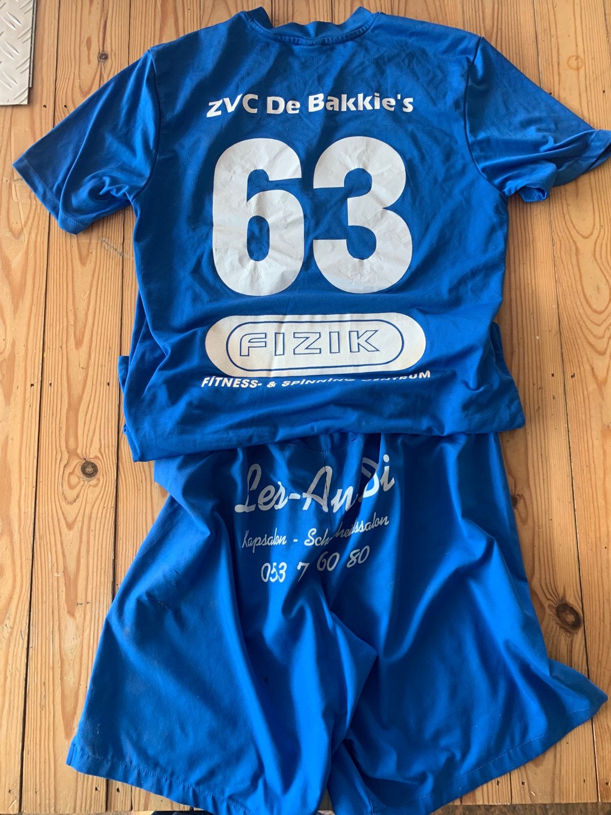 Équipement complet de futsal 12 ST-Nike - Dry fit, Enlèvement, Porté, Bleu, Football