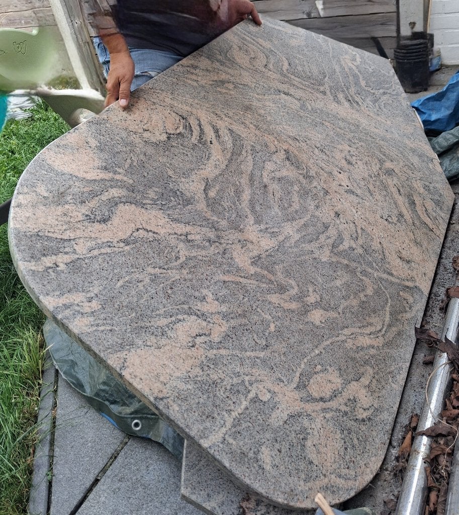 Pierres Granit, Enlèvement, Utilisé