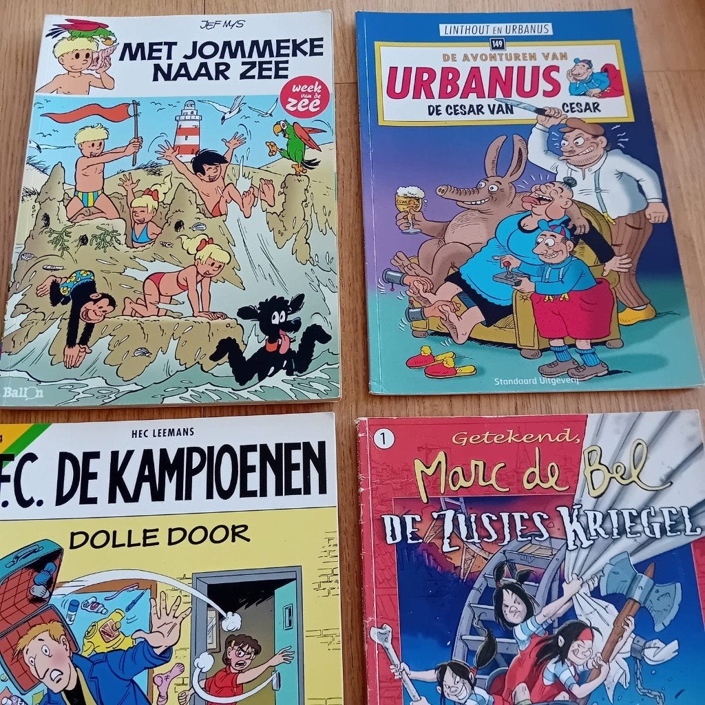 Urbanus, Jommeke De Kampioenen, Kriegel, Enlèvement, Comme neuf