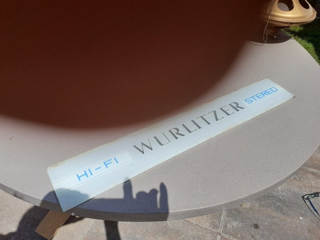 wurlitzer lyric glas, Ophalen, Wurlitzer