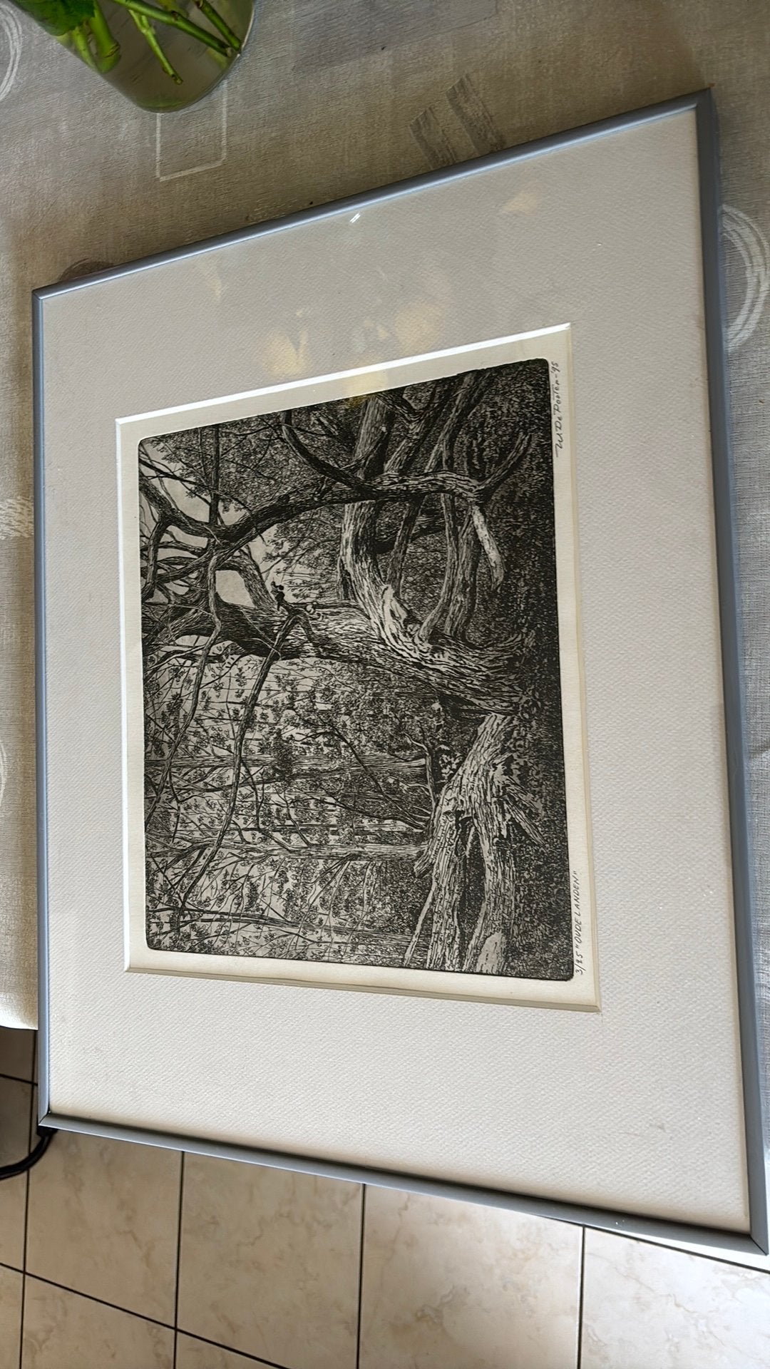 Schilderij, Antiquités & Art, Art | Eaux-fortes & Gravures, Enlèvement, Eau-forte, Numéroté