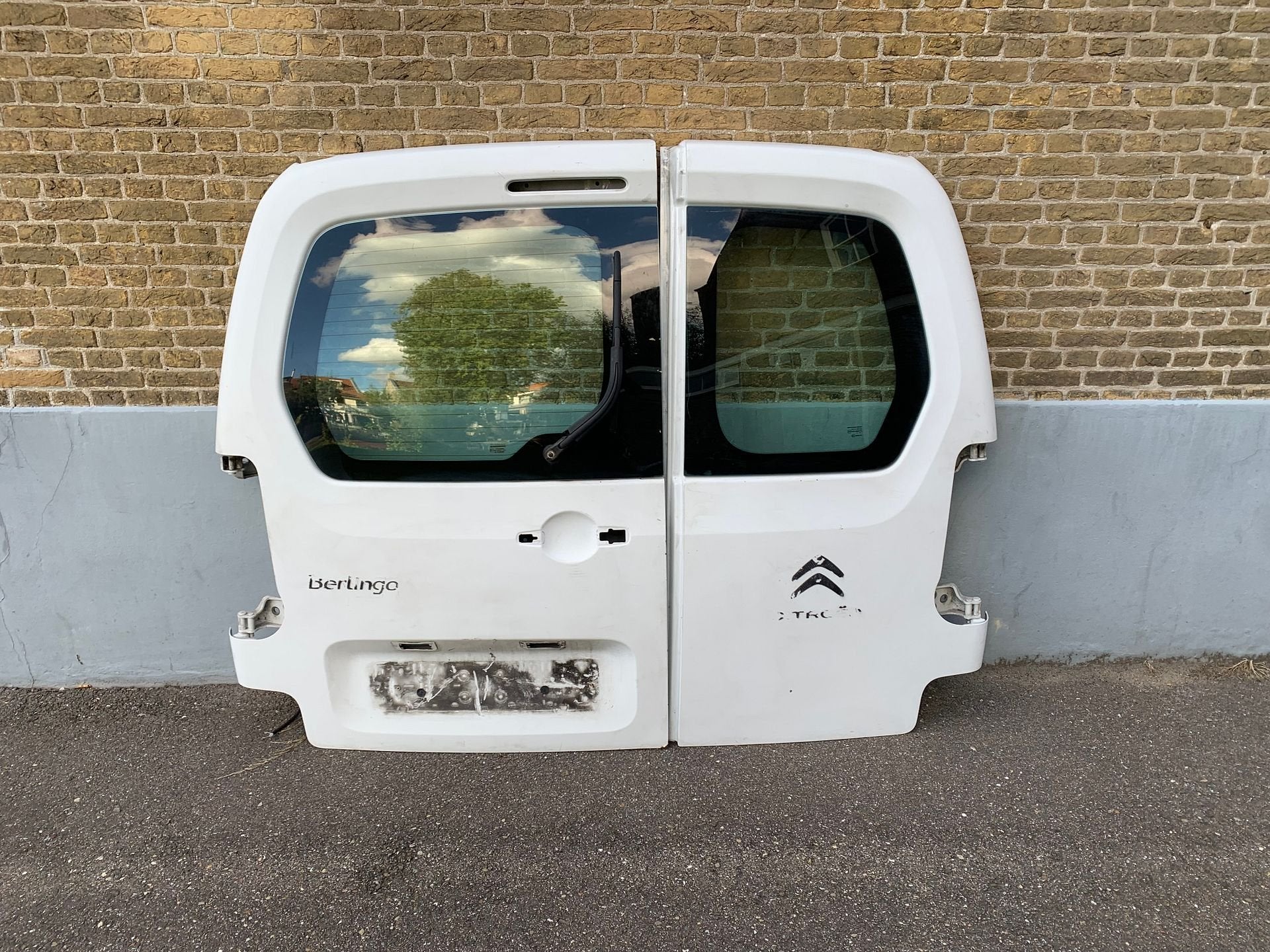 achterdeur peugeot partner citroen berlingo 2008 -2018, -, Haillon arrière, Utilisé, -