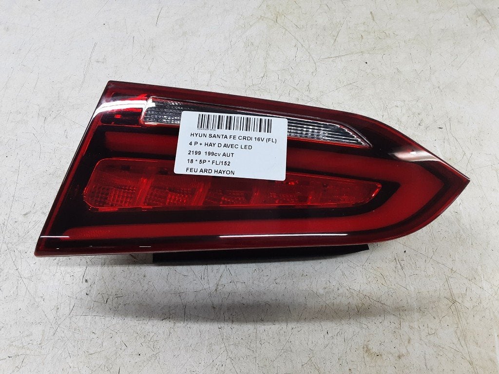ACHTERLICHT RECHTS ACHTERKLEP Hyundai Santa Fe III (DM), Auto-onderdelen, Verlichting, Gebruikt, Mevr. I. Hauben, Hyundai, Rue de l'Espoir 34 34
4030  GRIVEGNÉE, BE