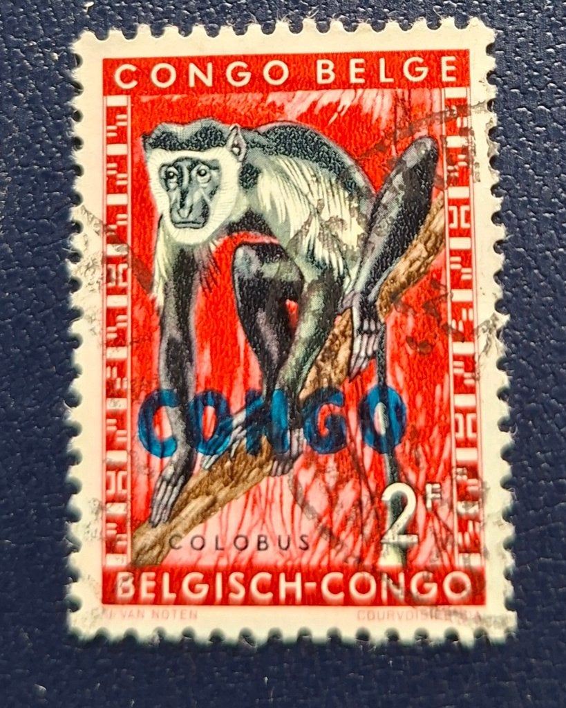 Timbre OBP 406 de la République du Congo, Enlèvement ou Envoi, Affranchi
