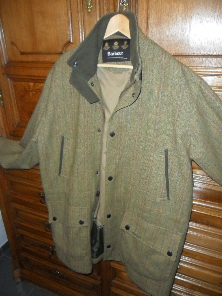 veste de chasse Barbour en tweed, Barbour, Enlèvement ou Envoi, Vert, Taille 52/54 (L)
