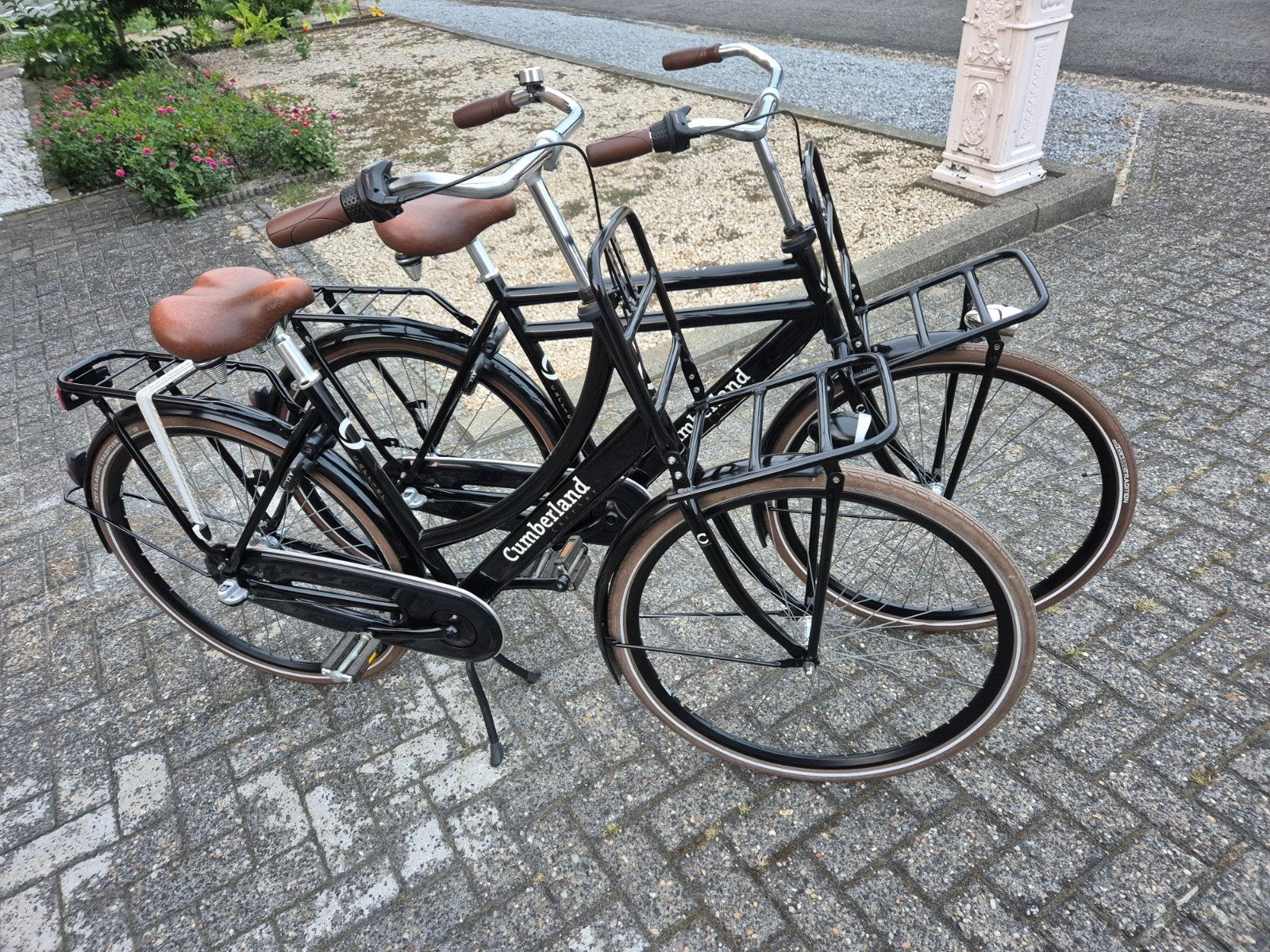 Setje dames en heren fiets, Fietsen en Brommers, Fietsen | Dames | Damesfietsen, 53 tot 56 cm, Versnellingen, Zo goed als nieuw