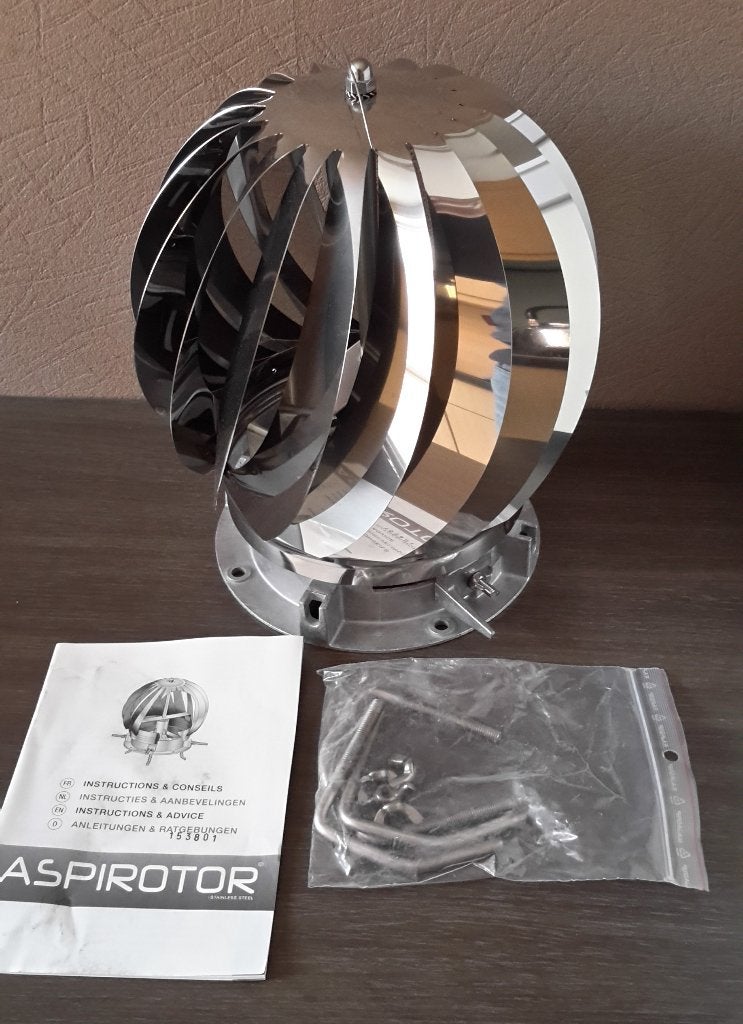Aspirotor 150 voor schoorsteen ( NIEUW ), Maison & Meubles, Enlèvement, Neuf, Gaz