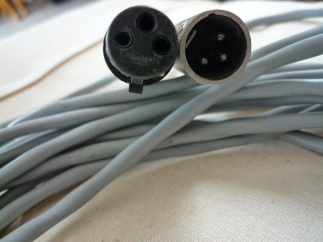 XLR vrouwelijke audiokabel<=> XLR mannelijk 10 meter, Muziek en Instrumenten, Kabels en Stekkers, Ophalen of Verzenden, Gebruikt