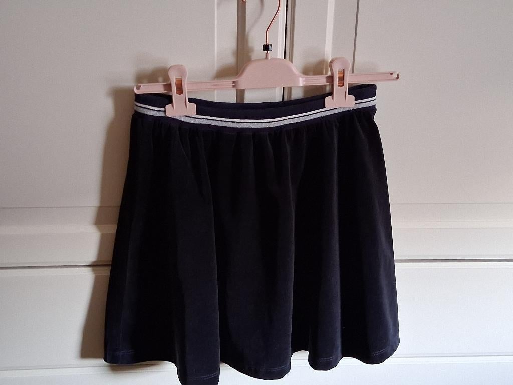 Donkerblauwe velours rokjes merk Someone maat 164 en 128, Kinderen en Baby's, Kinderkleding | Maat 164, Ophalen, Meisje, Zo goed als nieuw