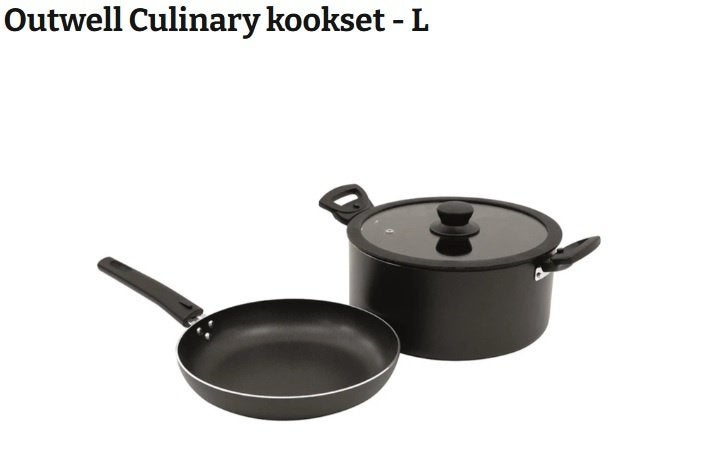 Outwell Culinary L kookset, Caravanes & Camping, Enlèvement ou Envoi, Utilisé