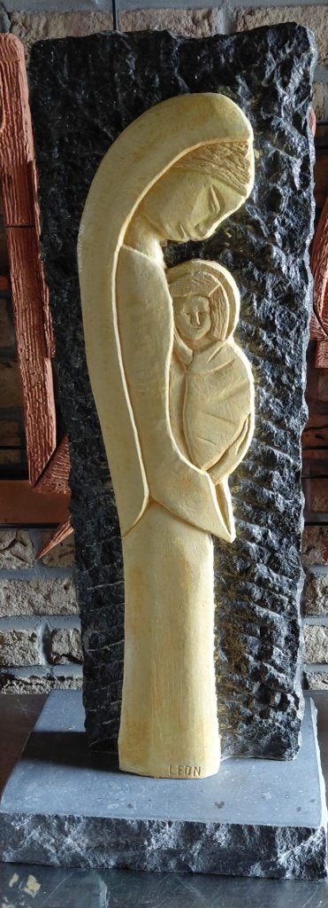 Beeld OLVrouw (Maria en Jezus), Ophalen