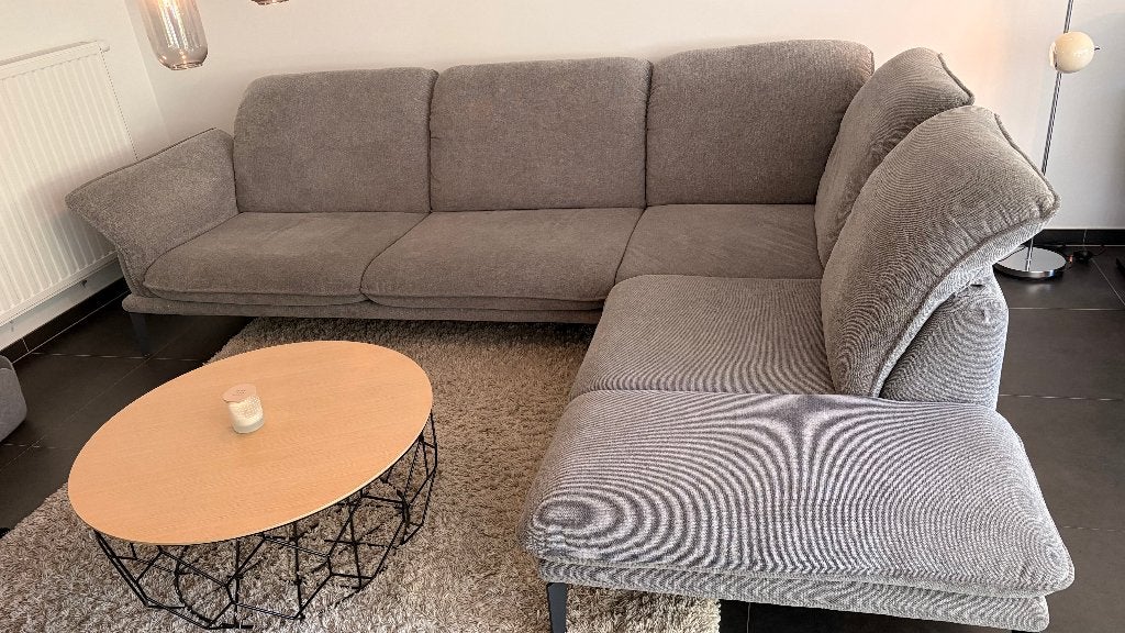 Hoekzetel met Chaise Longue, Huis en Inrichting, Ophalen, 250 tot 300 cm, Gebruikt, Metaal