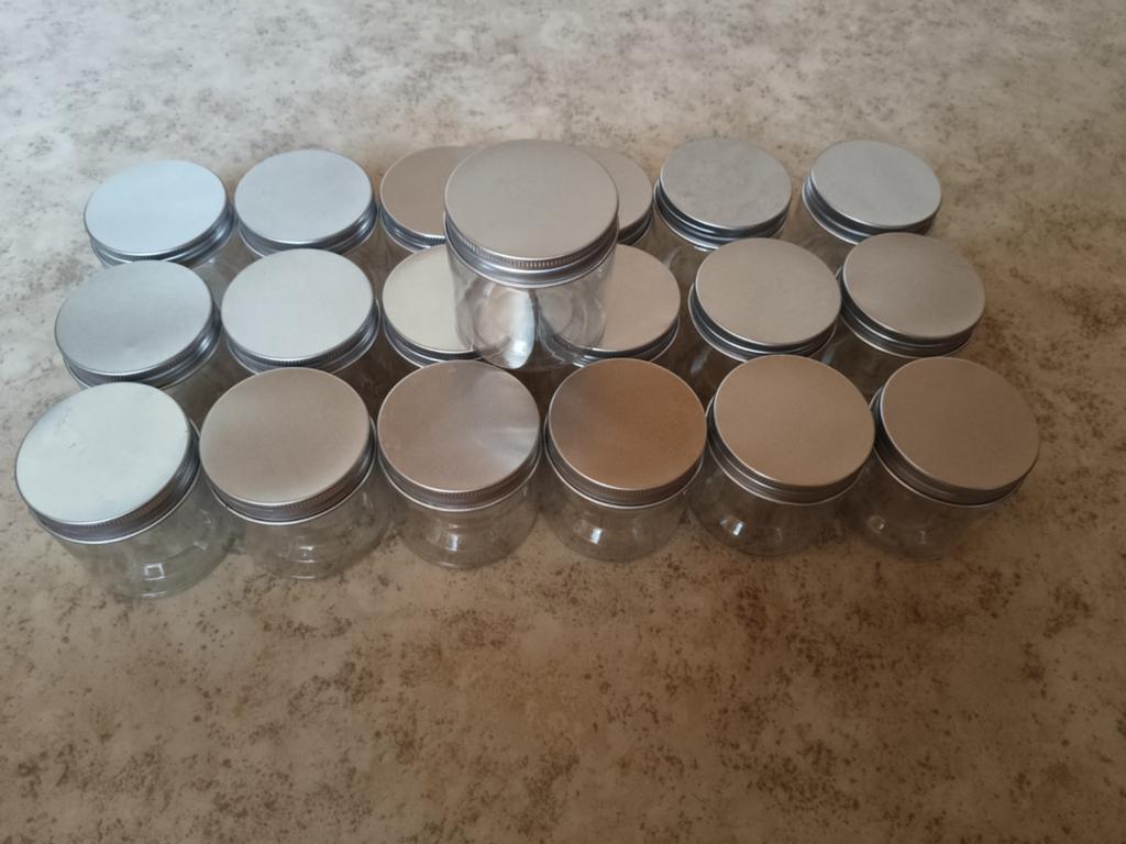 Plastic ronde potjes 19 stuks, Ophalen