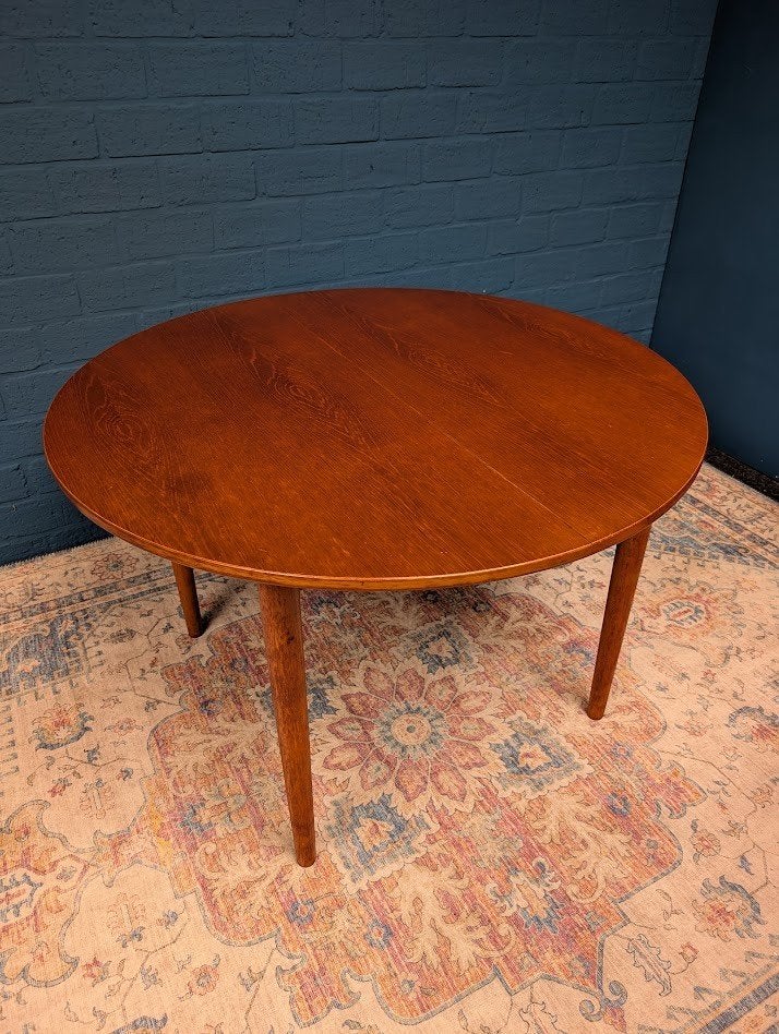 Vintage ronde eettafel, Farstrup Møbler, jaren 60, Ophalen, Huis en Inrichting