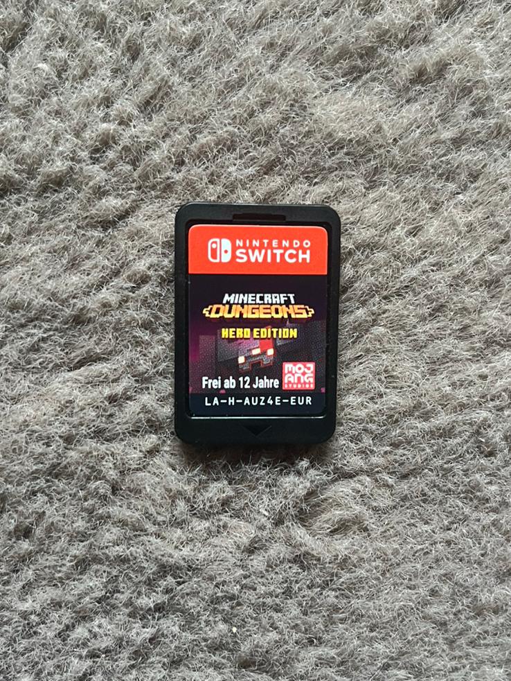 Minecraft dungeons hero edition (nintendo switch), Games en Spelcomputers, Ophalen, Zo goed als nieuw
