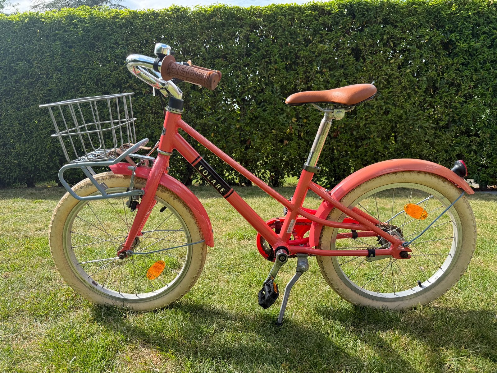 Volare Melody 18inch meisjesfiets, Fietsen en Brommers, Ophalen, Terugtraprem, Gebruikt, Handrem