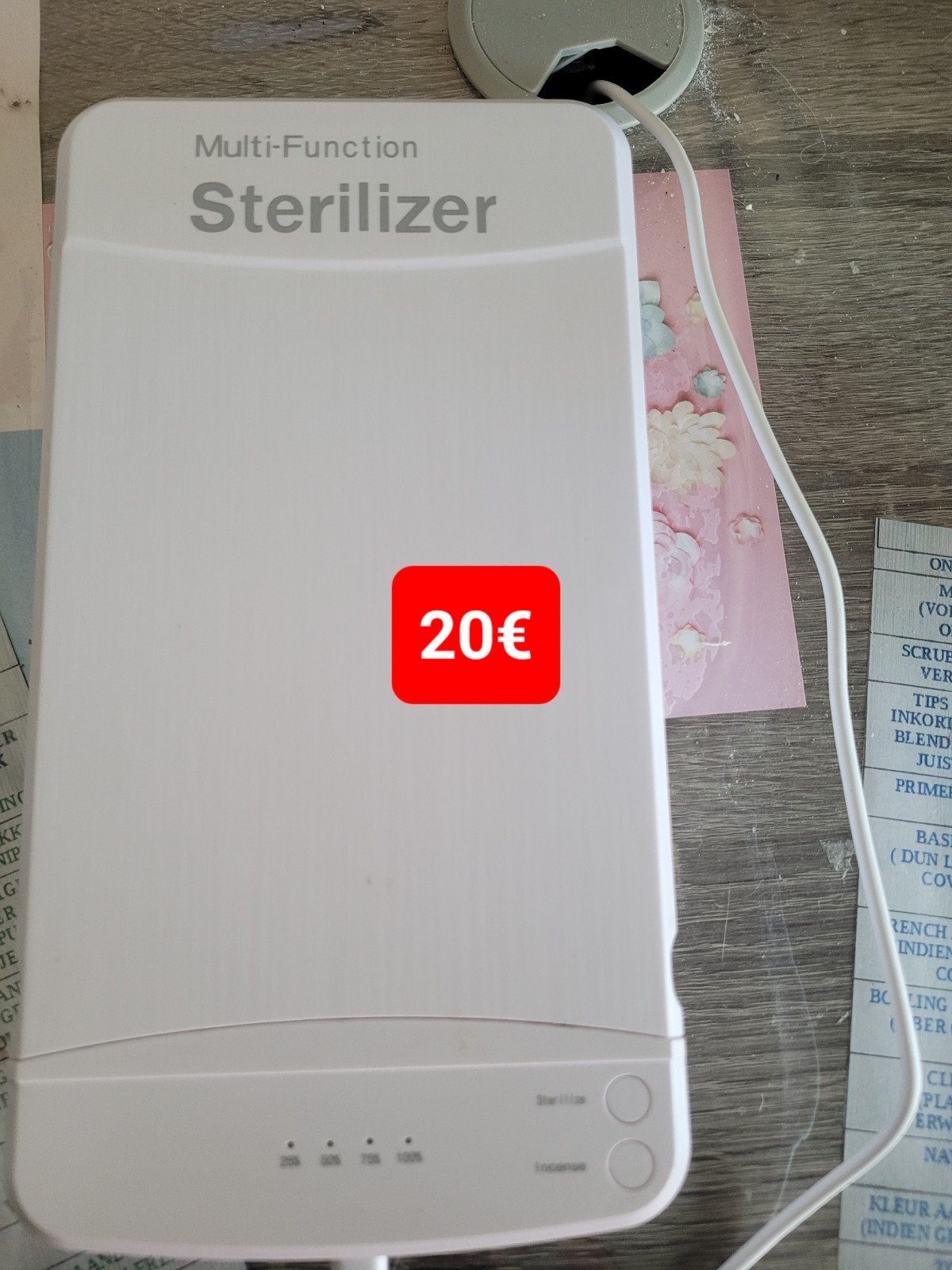 sterilisatie gelnagels, acrylnagels, Ophalen, Zo goed als nieuw, Hand- en Voetverzorging