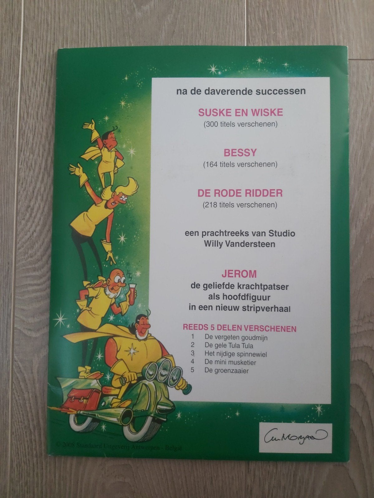 Jerom - De gele tula tula - Luxe, Une BD, Comme neuf, Peter van Gucht; Willy Vandersteen; Luc Morjaeu, Envoi