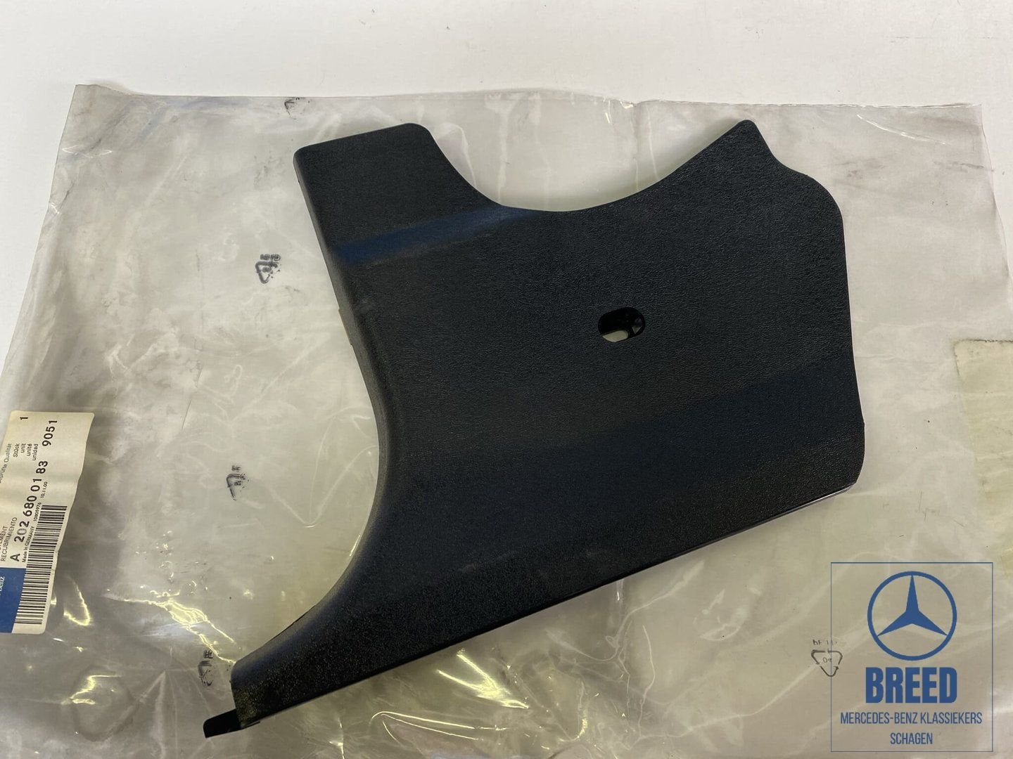 NOS bekleding A-stijl links zwart Mercedes-Benz W202 C208, Neuf, -, -, Enlèvement ou Envoi