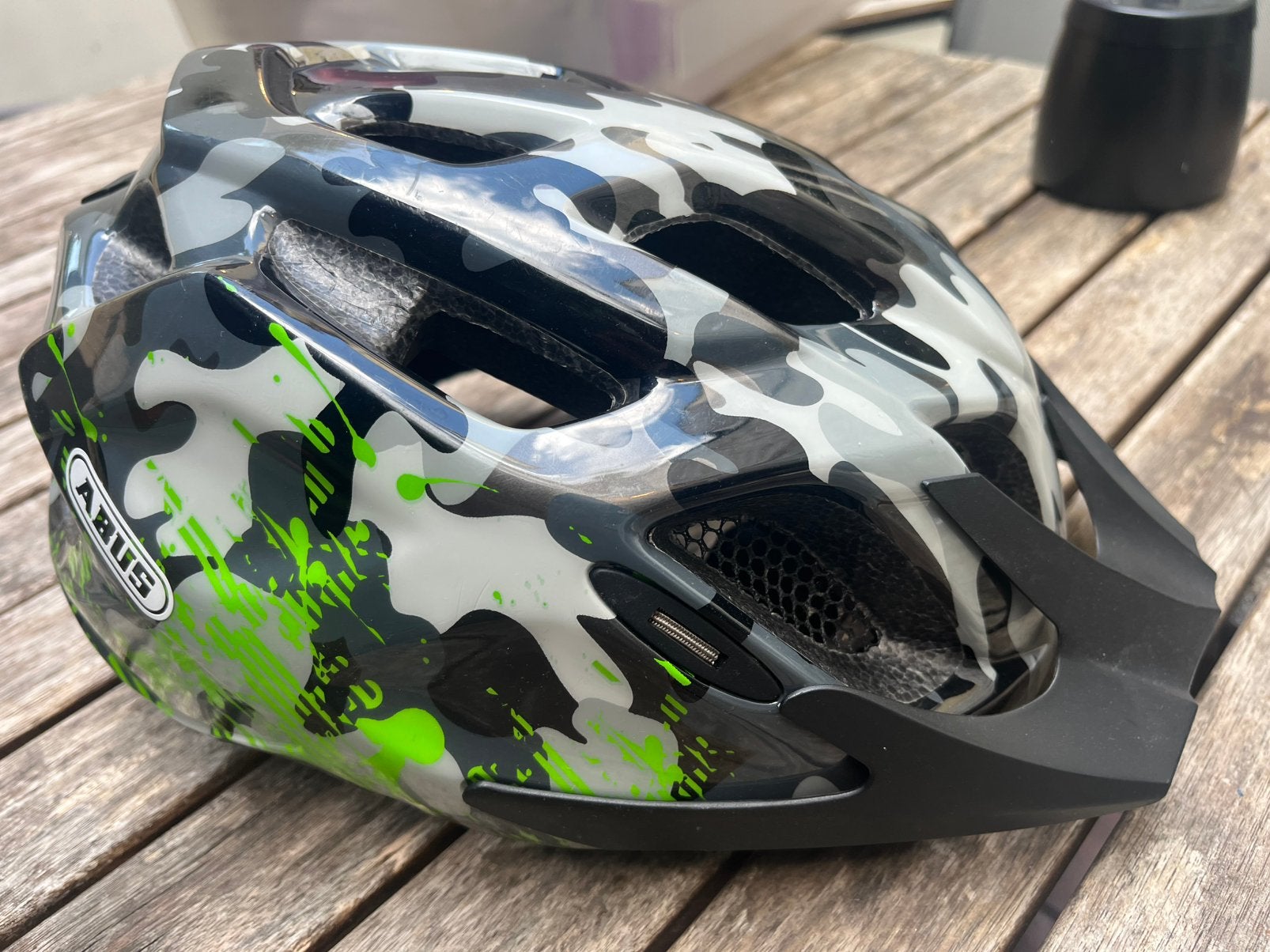 Casque vélo enfant Abus, Vélos & Vélomoteurs, Enlèvement ou Envoi, Utilisé