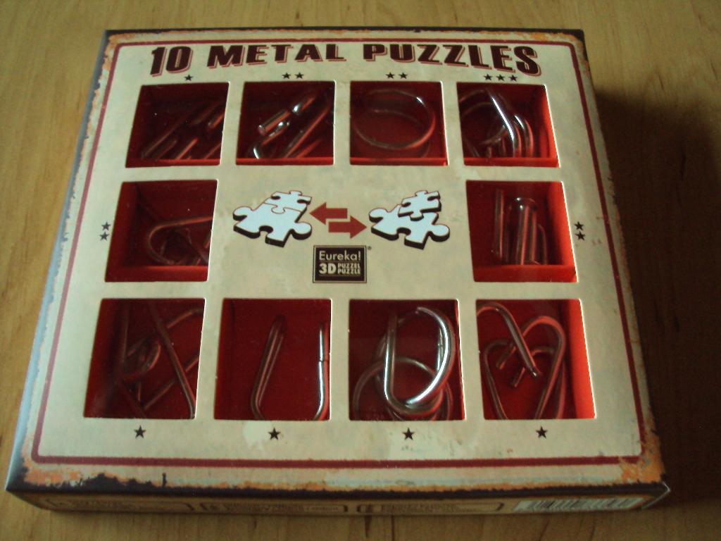 Eureka ! 10 metalen 3D puzzels / Breinpuzzels     NIEUW !, Hobby & Loisirs créatifs, Sport cérébral & Puzzles, Enlèvement ou Envoi