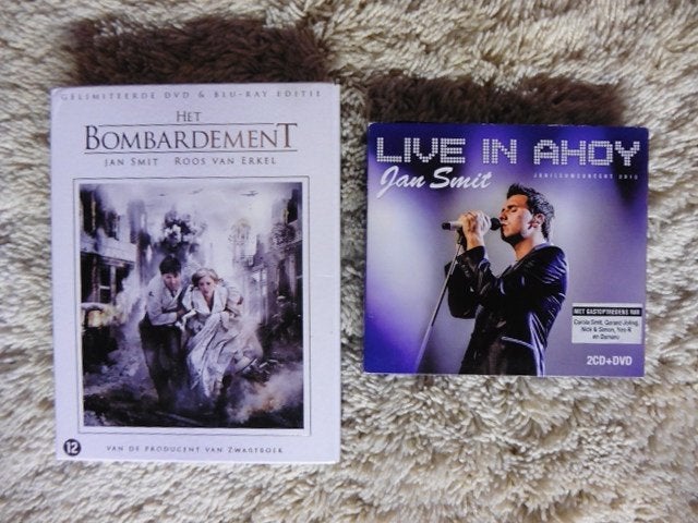 Jan Smit Pakket (2 cd's + 2 dvd's + 1 Blu Ray), Cd's en Dvd's, Cd's | Nederlandstalig, Zo goed als nieuw, Levenslied of Smartlap
