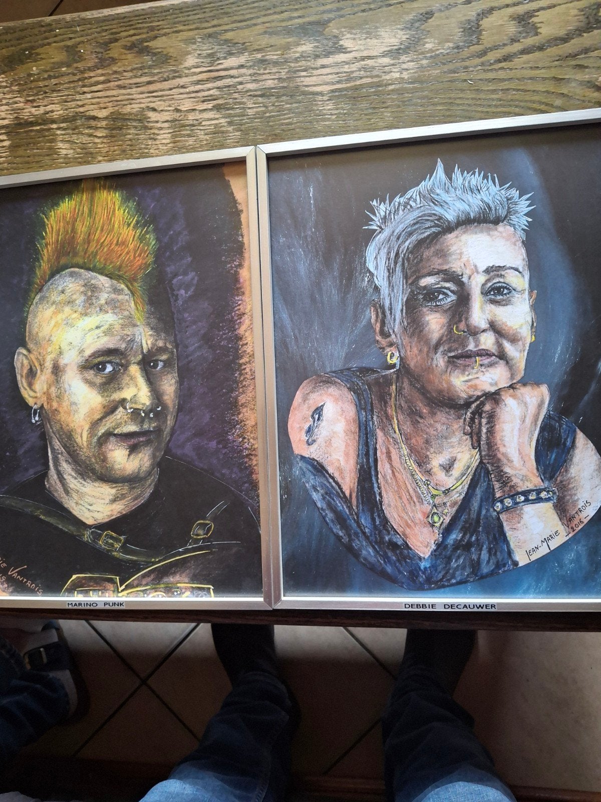 prachtig tekening van kunstenaar Jean marie vantrois, Antiquités & Art, Enlèvement ou Envoi