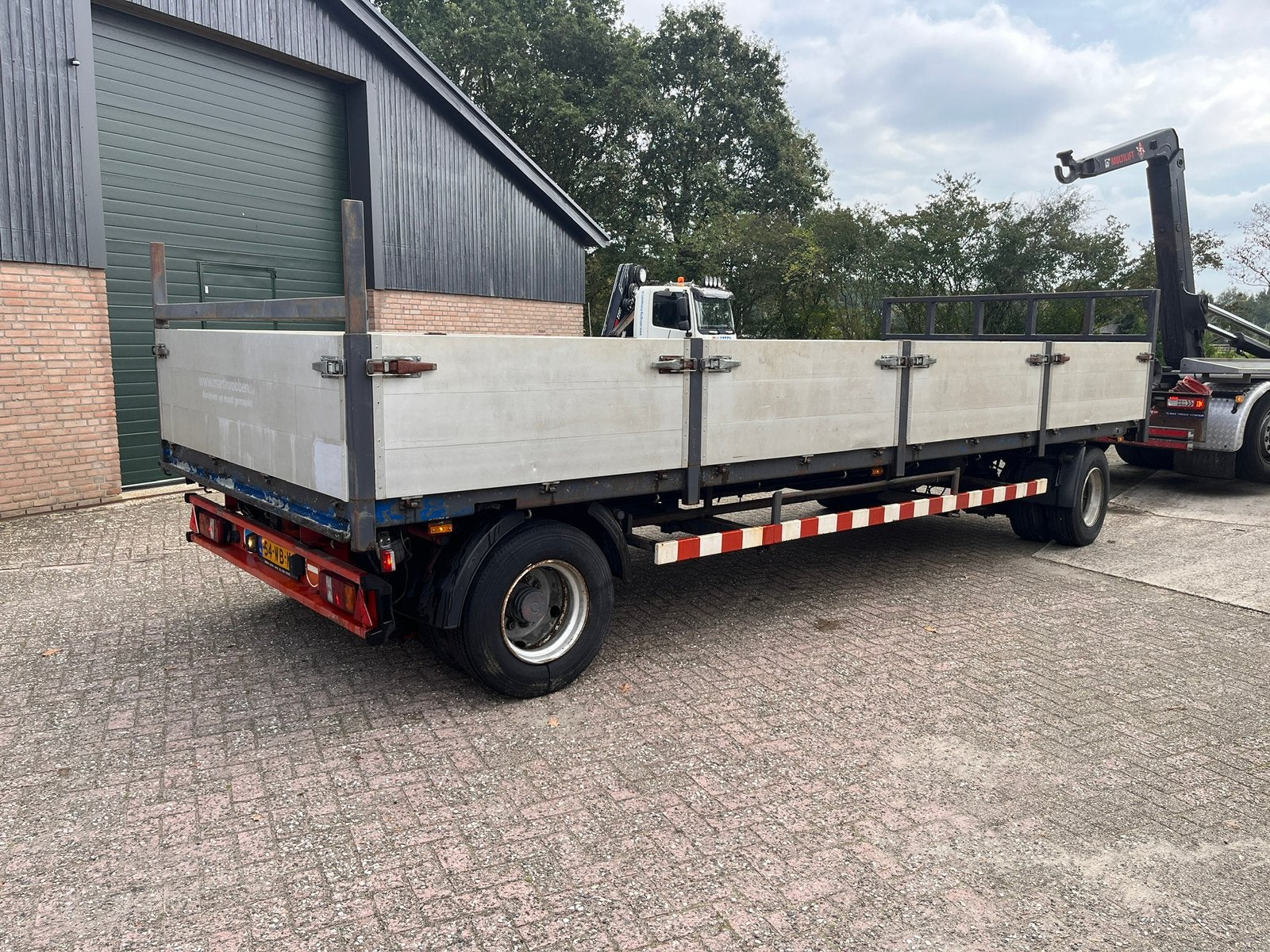 Robuuste schamelwagen voor achter de vrachtwagen, Autos : Divers, Enlèvement, Utilisé