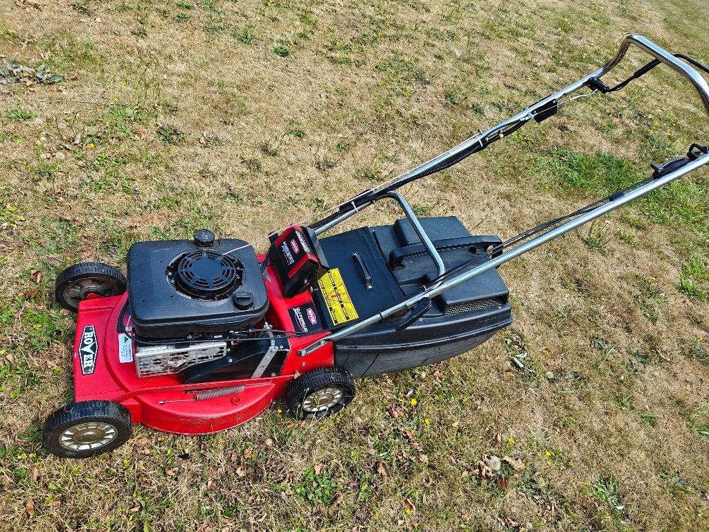 Grasmaaier Rover, Tuin en Terras, Ophalen, Cirkelmaaier, Benzine-grasmaaier, 50 cm of meer