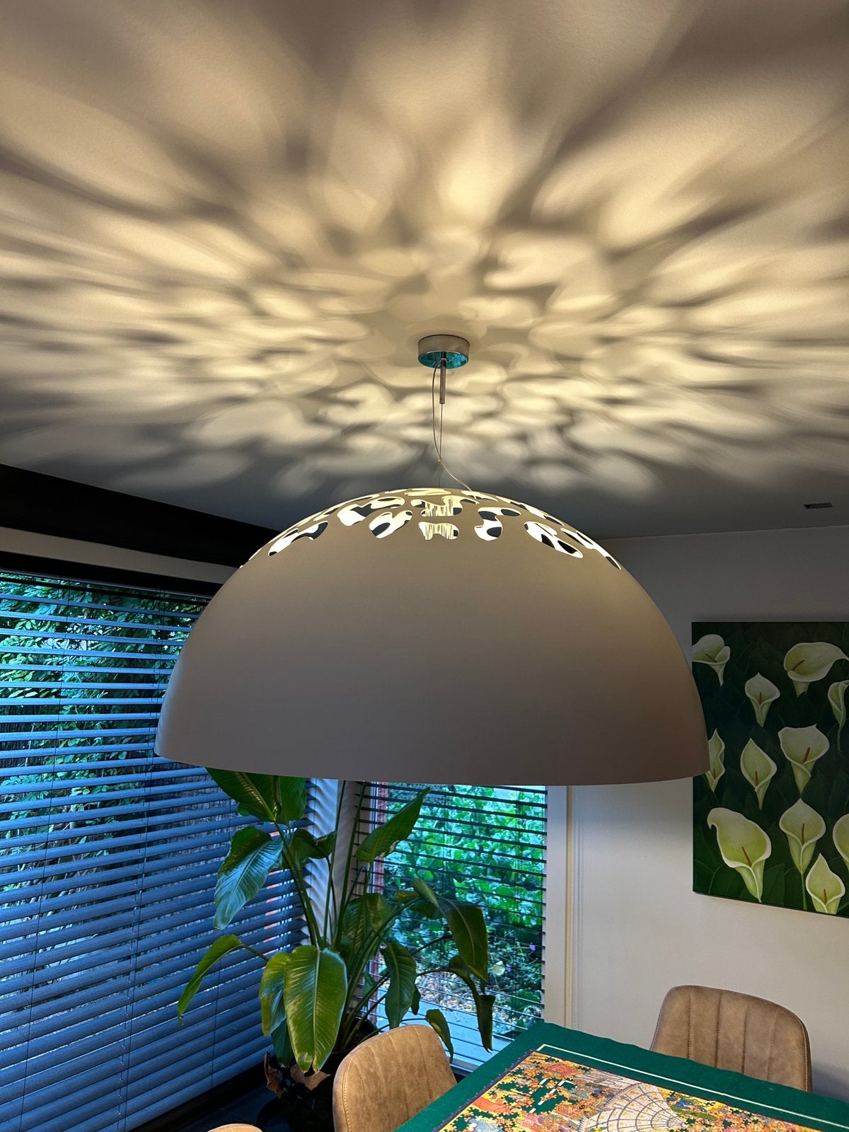 Hangende lamp - luchter - hanglamp, Huis en Inrichting, Ophalen