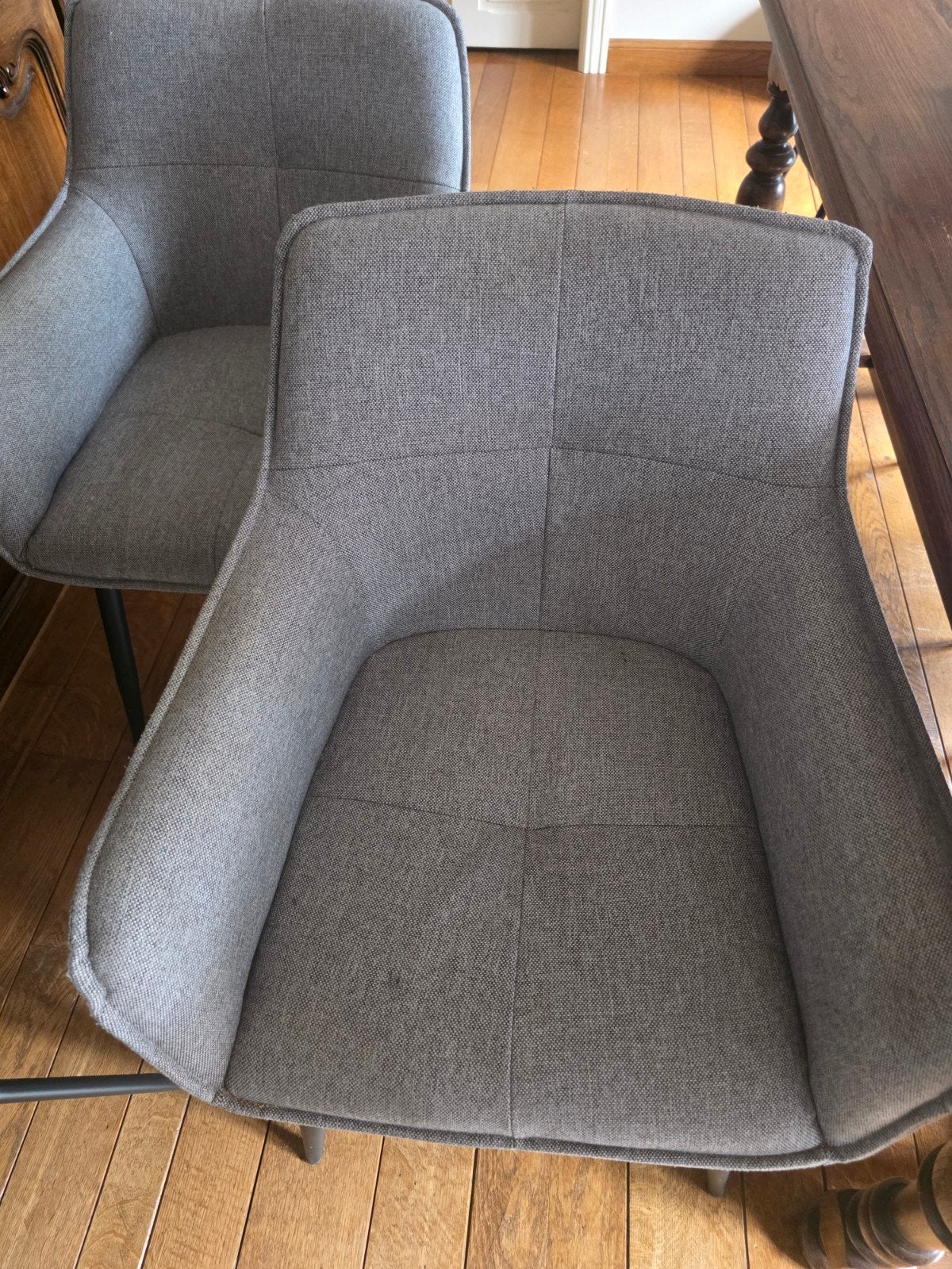 Comfortable eetkamer stoelen., Enlèvement, Tissus
