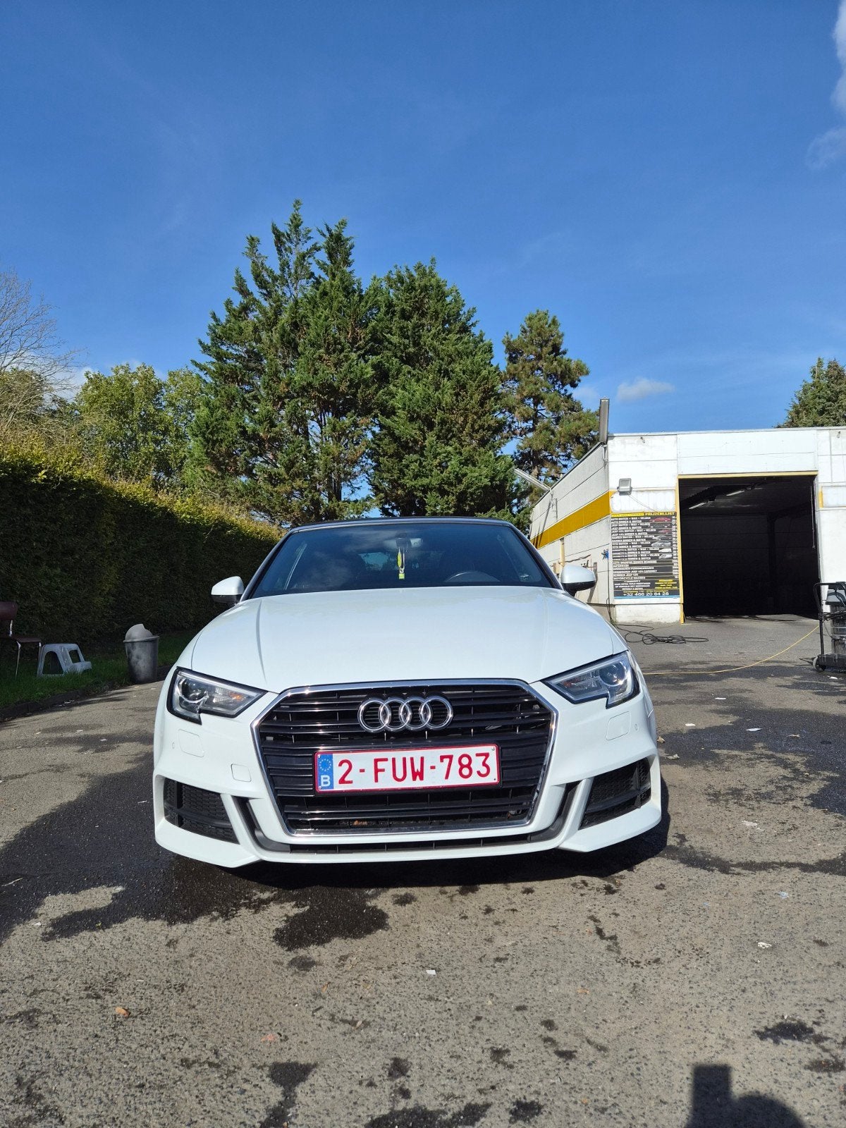 AUDI a3 S-line cabrio, Auto's, Voorwielaandrijving, Wit, Leder, Particulier