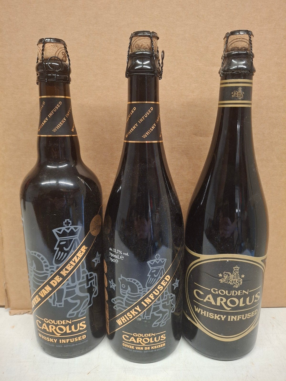 Gouden Carolus Cuvee v/d Keizer Whisky Infused2019-2021-2022, Enlèvement ou Envoi, Neuf, Bouteille(s), Autres marques