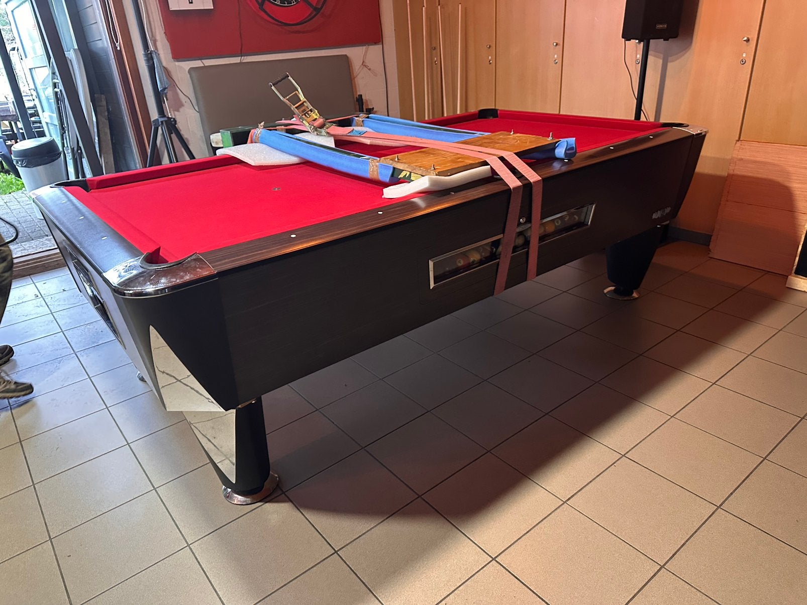 Pooltafel SAM 8ft, Ophalen, Gebruikt, Info@sambilliatds.com, Pooltafel