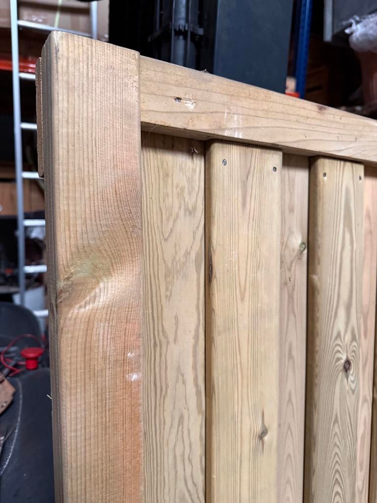 Tuinpoort in geïmpregneerde den, Tuin en Terras, Ophalen of Verzenden, Zo goed als nieuw