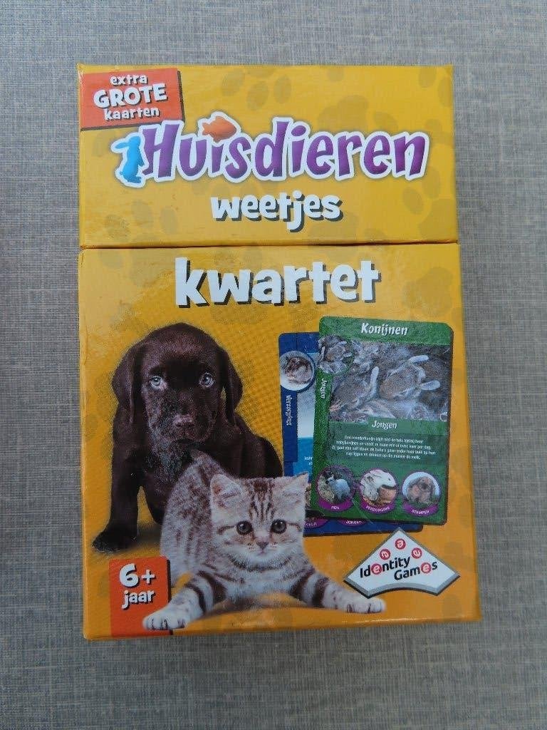 Kwartet 'Huisdieren weetjes', Ophalen of Verzenden, Zo goed als nieuw, Kwartet(ten)