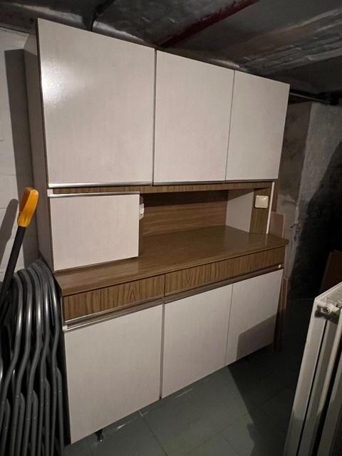 Keukenkast, 25 à 50 cm, 100 à 150 cm, Utilisé, Blanc