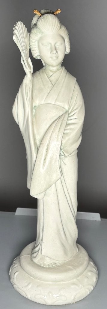 Vintage Porseleinen Beeld Geisha – Ronchi (31 cm), Pierre ou céramique, Enlèvement, Autres types, 20 - 50 cm