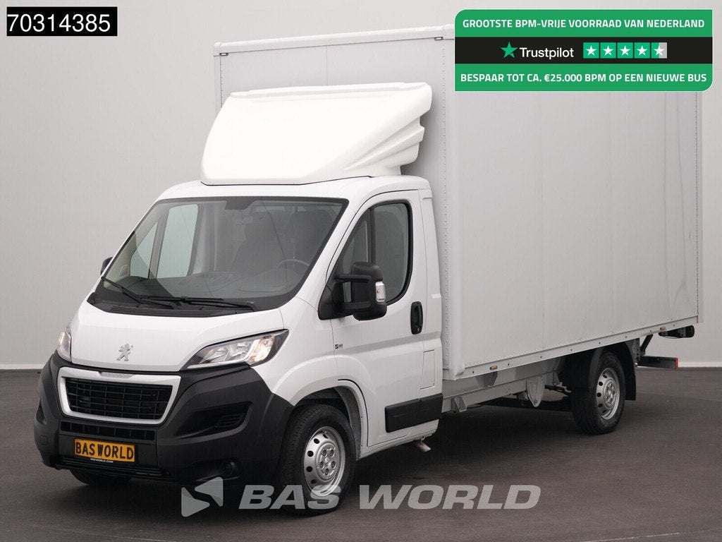 Peugeot Boxer 140PK Laadklep D'Hollandia Zijdeur Bakwwagen A, Auto's, Stof, Gebruikt, Euro 6, 4 cilinders