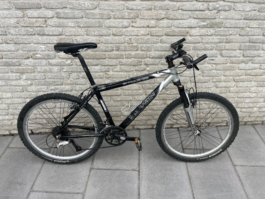 Mountainbike Thompson, Gebruikt, Velgrem, Meer dan 20 versnellingen, Ophalen