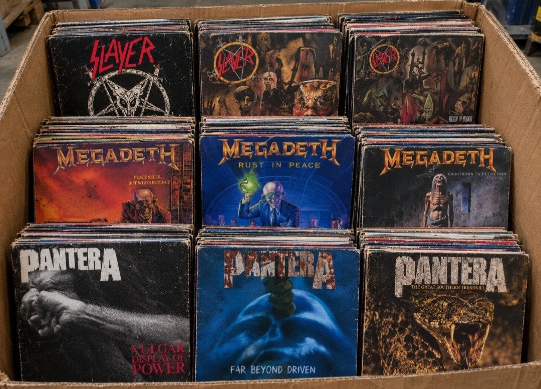 Heavy metal en hardrock lps platen vinyl collectie (m2458376298 ...