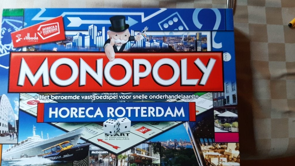 jeu de plateau new Monopoly Horeca Rotterdam Monopoly, Trois ou quatre joueurs, Enlèvement ou Envoi, Neuf, Monopooly