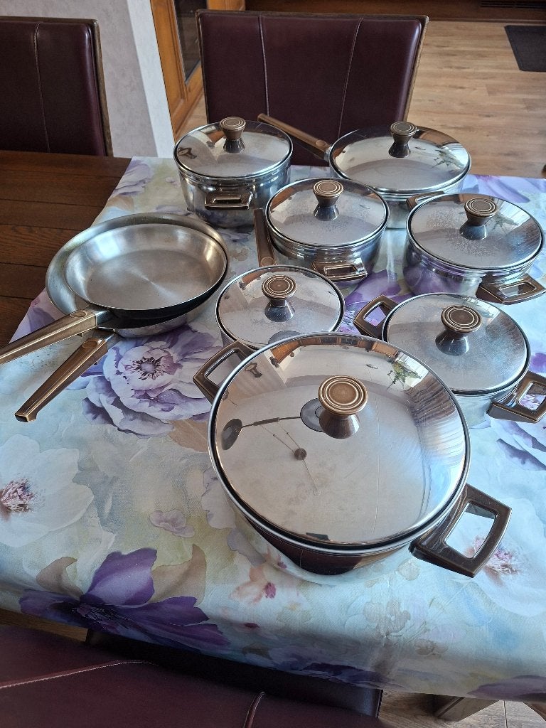 BK pannenset, 8 delig, Huis en Inrichting, Ophalen, Overige materialen, Gebruikt, BK